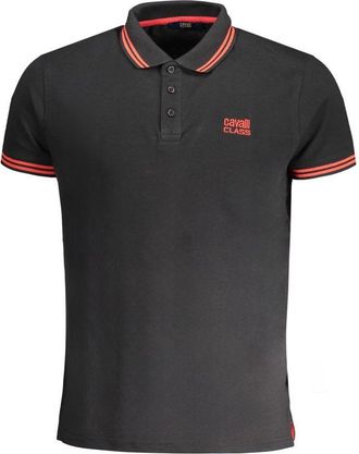 Cavalli Cotton Men Polo Mens Shirt