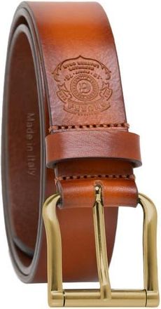 Ghurka Classic Bridal handcrafted genuine leather belt in Chestnut at Nordstrom, Size 42