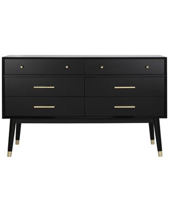 Safavieh Couture Zack 6 Drawer Wood Dresser