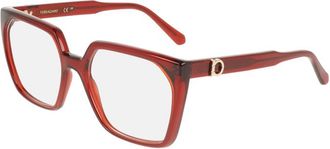 Ferragamo SF3042E 612 Transparent Burgundy 55mm