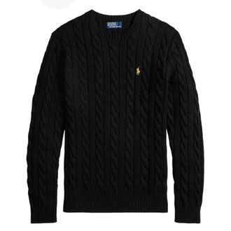 Polo Ralph Lauren Cable-Knit Cotton Jumper, Size X-Large