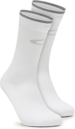 Oakley Cadence Socks 2.0 Velosocken f&uuml;r Herren | wei&szlig;/grau