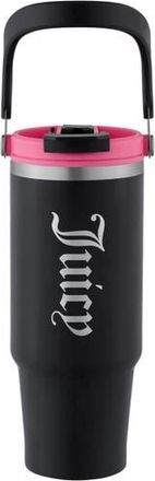 Juicy Couture 40-Ounce Stainless Steel Flip Fusion Water Tumbler in Black at Nordstrom Rack