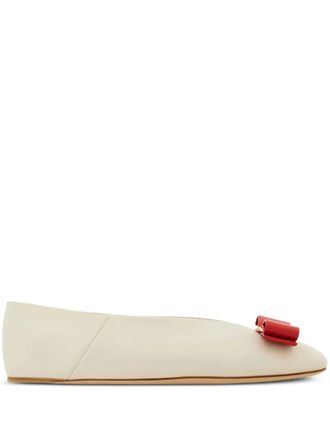 Ferragamo Vanna ballet flats - Neutrals