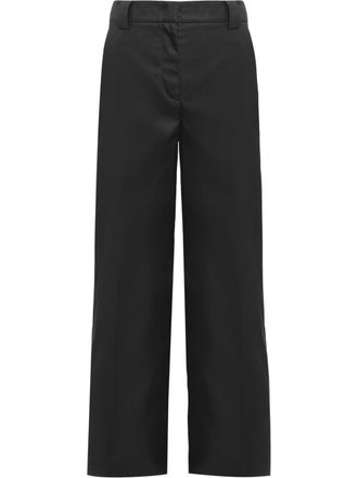 Prada Re-Nylon gabardine trousers - Black