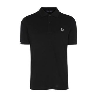 Fred Perry Polo Shirts, male, Black, Size: M Polo Shirts