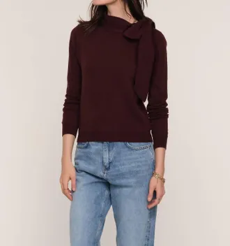 Heartloom Lissa Sweater In Aubergine