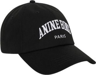 Anine Bing Jeremy Baseball Cap - unisex - Petten - Zwart - ONE Size - Katoen - Accessoires