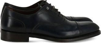 Ferragamo Leren derby schoenen - DARK BLUE