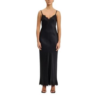 Pink Memories Jurken - Dames - Maxi kleedjes - Zwart - M - Kleedjes