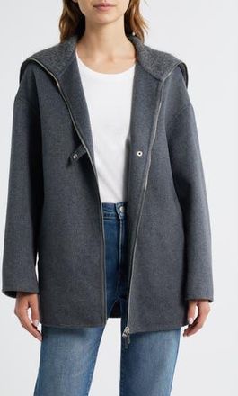 Rails Silves Wool Blend Oversize Jacket in Charcoal at Nordstrom Rack, Size X-Small