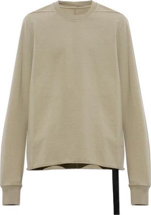 Rick Owens Sweatshirt met decoratieve streep - Heren - Sweatshirts - Groen - L - Katoen - Hoodies & sweatvesten