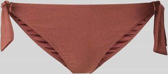 Barts Bikini-Slip mit seitlicher Schn&uuml;rung Modell ISLA in Mittelbraun, Gr&ouml;&szlig;e 36