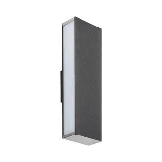 Lucande Lucande - L&aacute;mpara De Pared Led Exterior aegisa En Negro Acero