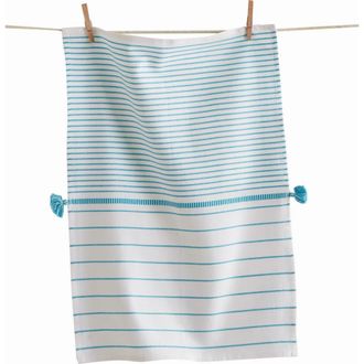 Tag Aqua Blue Beach Stripe Cotton Dishtowel for Kitchen Cleaning at Nordstrom