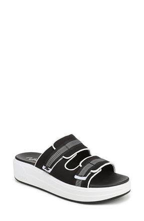 Ryk&auml; Viv Slide Sandal in Black at Nordstrom, Size 7.5