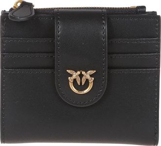 Pinko Portemonnee voor Meerdere Doeleinden - Dames - Portefeuilles - Zwart - ONE Size - Leer - Accessoires