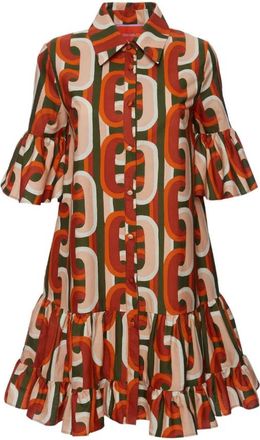 La DoubleJ Choux Jurk - Dames - Shirt Kleedjes - Veelkleurig - S - Katoen - Kleedjes