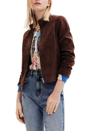 Desigual Las Vegas Suede Effect Jacket 22WWE62G AW22 New Season