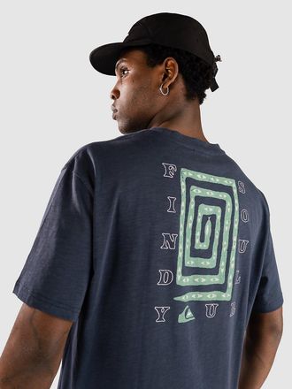 Quiksilver Cl Soul Maze T-Shirt blau