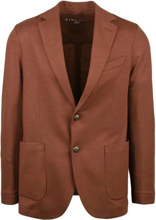 Circolo 1901 Jassen, Heren, Bruin, L, Wol, Blazer Sfiancato