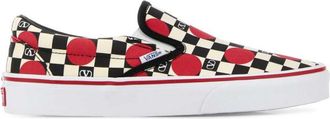 Valentino Garavani Multi Color Checks Slip On Sneakers