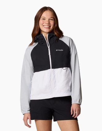 Columbia Womens Columbia Spire Valley Womens White Windbreaker Jackets - Size: 10/8
