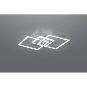 Reality Reality Leuchten - Venida Led Techo De Luz De Aluminio Doble Cuadrado Con Regulaci&oacute;n De Intensidad De Luz Central interruptor L.58cm R62793187