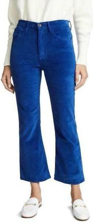 3x1 W5 Empire Crop Flare Pants In Blue