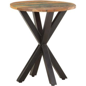 vidaXL Tavolino di Servizio 48x48x56 cm in Legno Massello di Recupero vidaXL