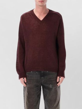 Our Legacy rue v neck linen blend sweater
