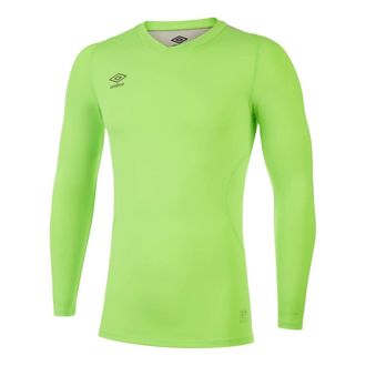 Umbro Heren Elite V Neck Base Layer Top (Groene Gekko)