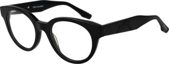 Trussardi Black Acetate Glasses (Frames)