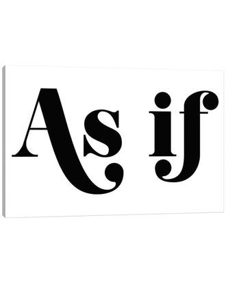 iCanvas Icanvas As If Canvas Wall Art