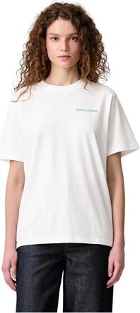 Sporty & Rich Fitness 94 T-Shirt - Dames - Tops - Wit - Maat: M Katoen