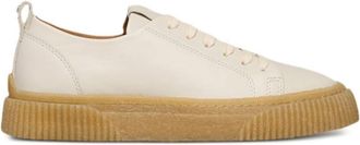 Ami lace-up leather sneakers - unisex - Leather - 44 - White