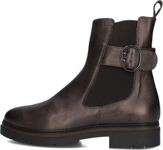 DL Sport Bronzen Chelsea laarzen voor dames - Dames - Chelseaboots - Zwart - 37 EU - Leer - Schoenen