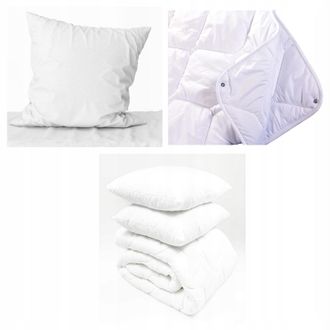 OEM Set Copripiumino Matrimoniale Easy Sleep 4 Stagioni 200x200 Cm + 2 Cuscini 70x80 Cm