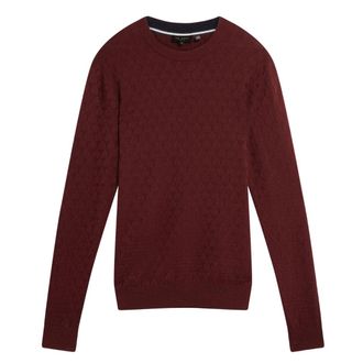 Ted Baker Sainsy T-shirt Met Ronde Hals, Bordeauxrood