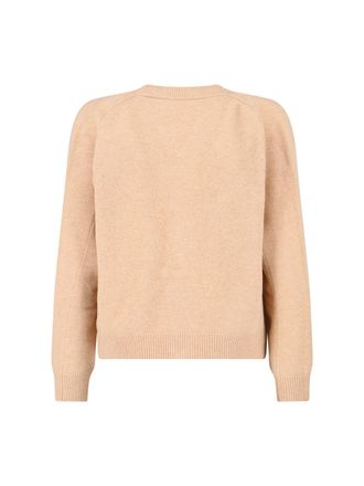 Maison Margiela Womens Sweaters Beige Wool