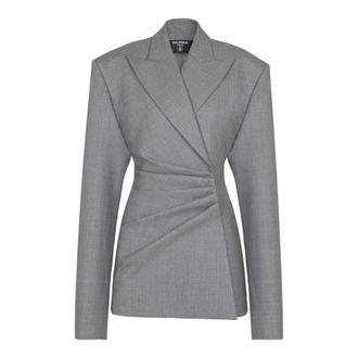 Balmain Mujer, Vestidos, Gris, Talla: S