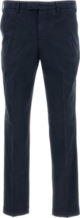 PT01 Tailored Slim-Fit Trousers in Soft Stretch Cotton Blend