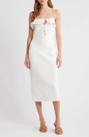 Cult Gaia Ciera Sweater Dress in Off White at Nordstrom, Size Small