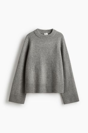 H&M Pullover in Loose Fit - Grau