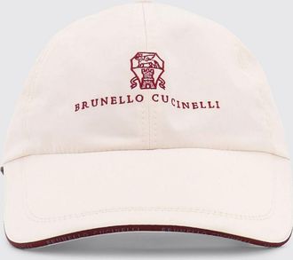 Brunello Cucinelli Cappello Brunello Cucinelli in nylon con logo ricamato
