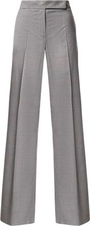 Max Mara Wide Broeken - Dames - Wijde Broeken - Groen - S - Broeken