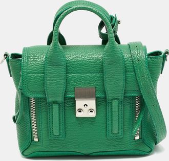 3.1 Phillip Lim Green Leather Mini Pashli Satchel