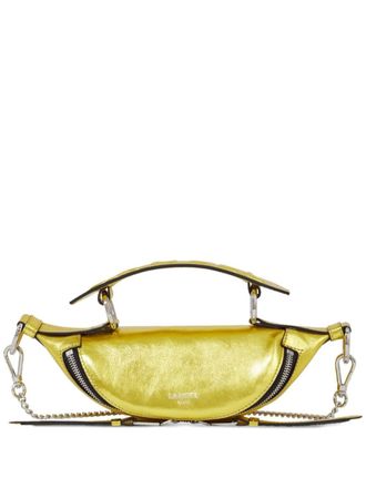 Lancel Origami leren kleine crossbodytas - Geel