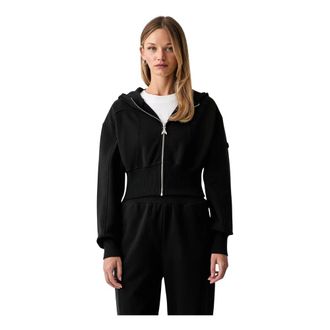 Patrizia Pepe Felpa con zip - - Sweatshirts & Hoodies - Donna - Nero - M