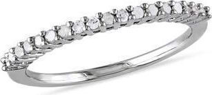 Delmar Diamond Anniversary Ring - 0.20ct. in Silver at Nordstrom Rack, Size 7